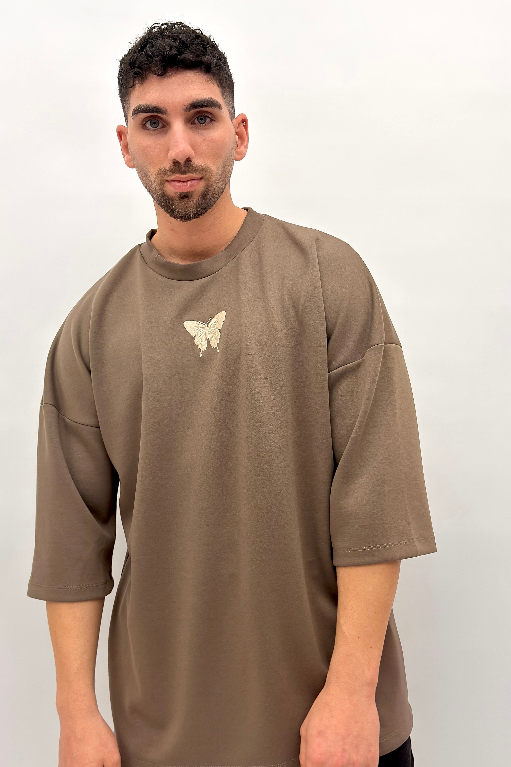 Butterfly Boy oversize + T Brown - Butterfly Sneakers