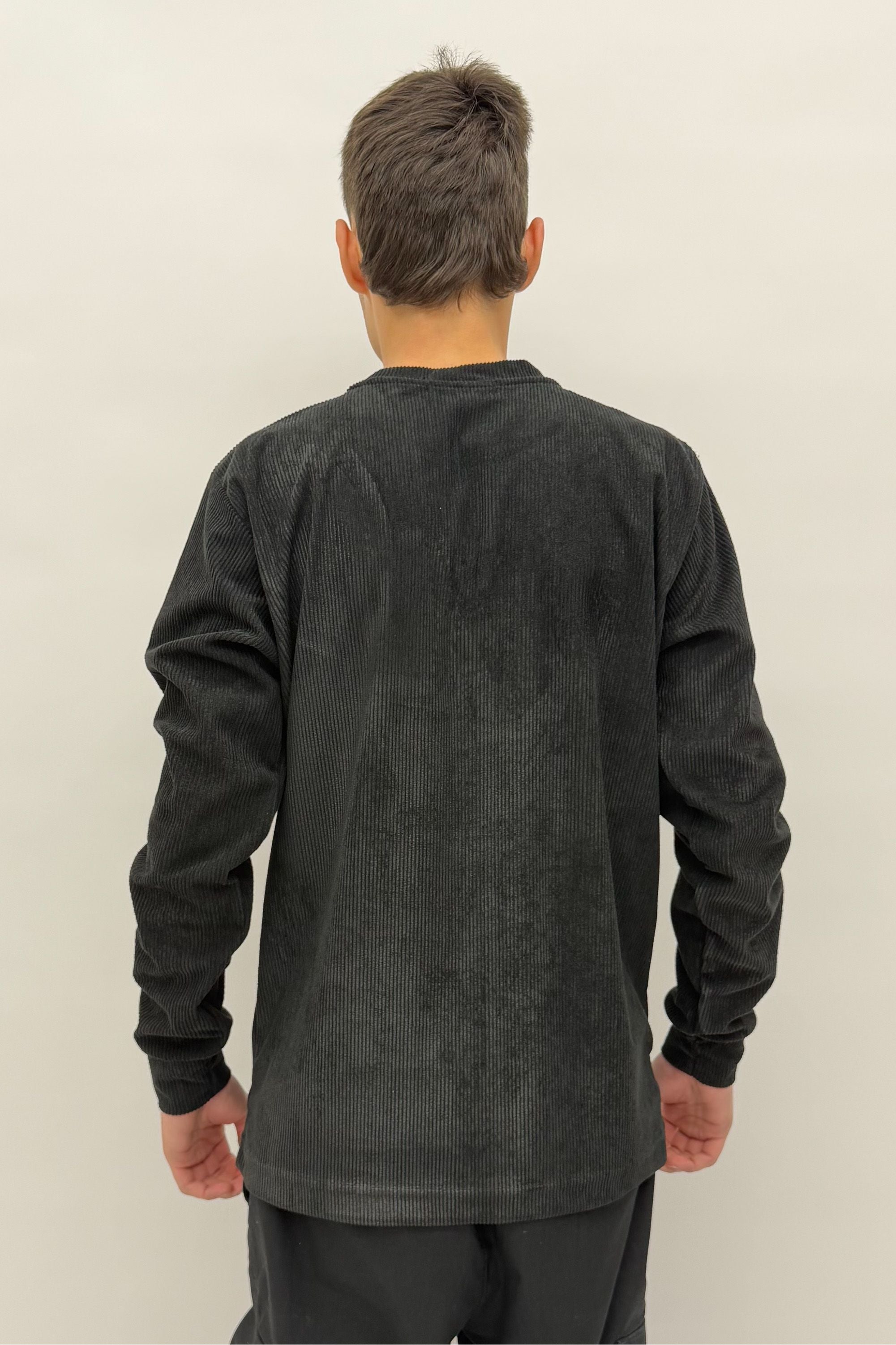 חולצת קורדרוי שרוול ארוך - Butterfly Sneakers