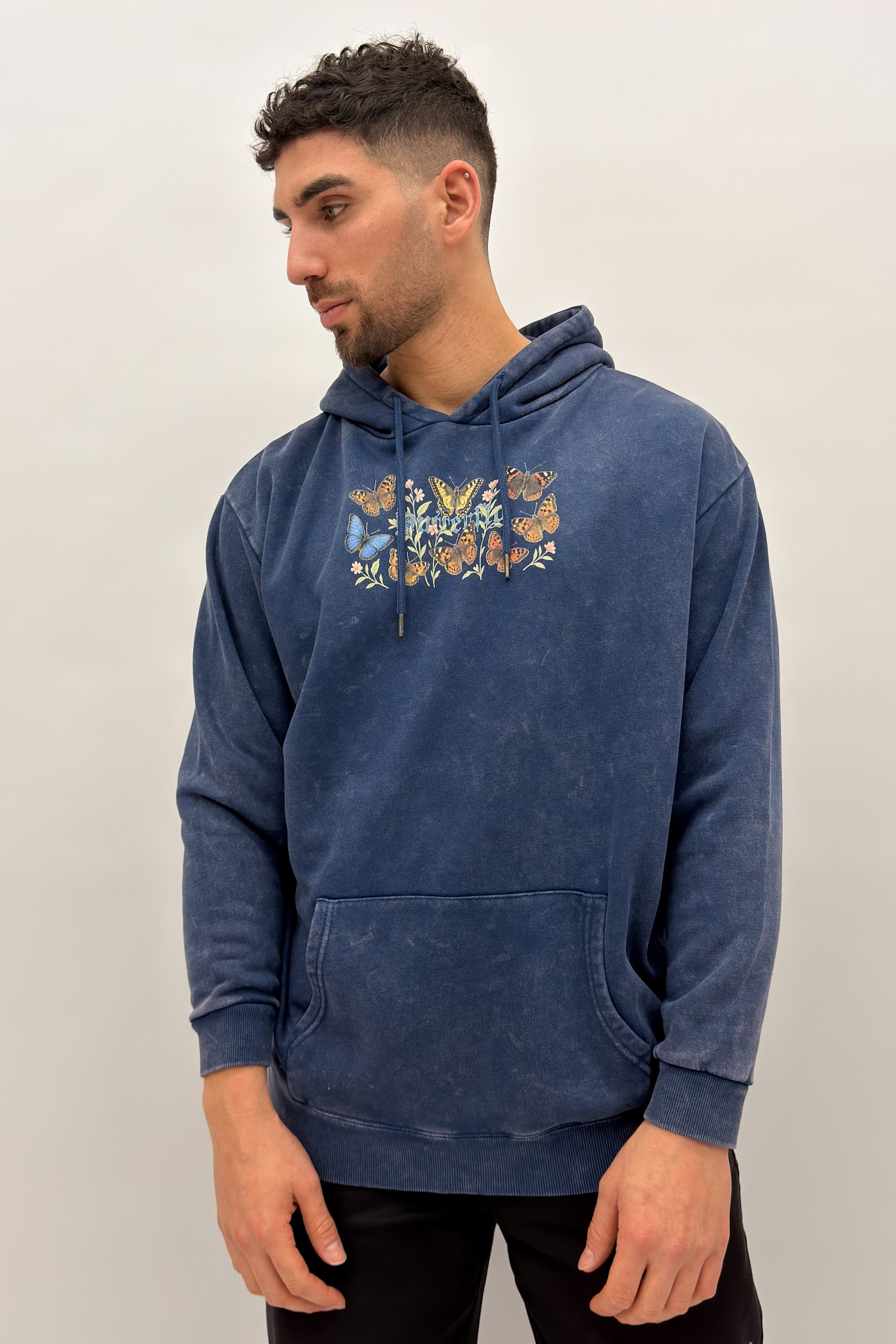 Flowers B Hoodie - Butterfly Sneakers