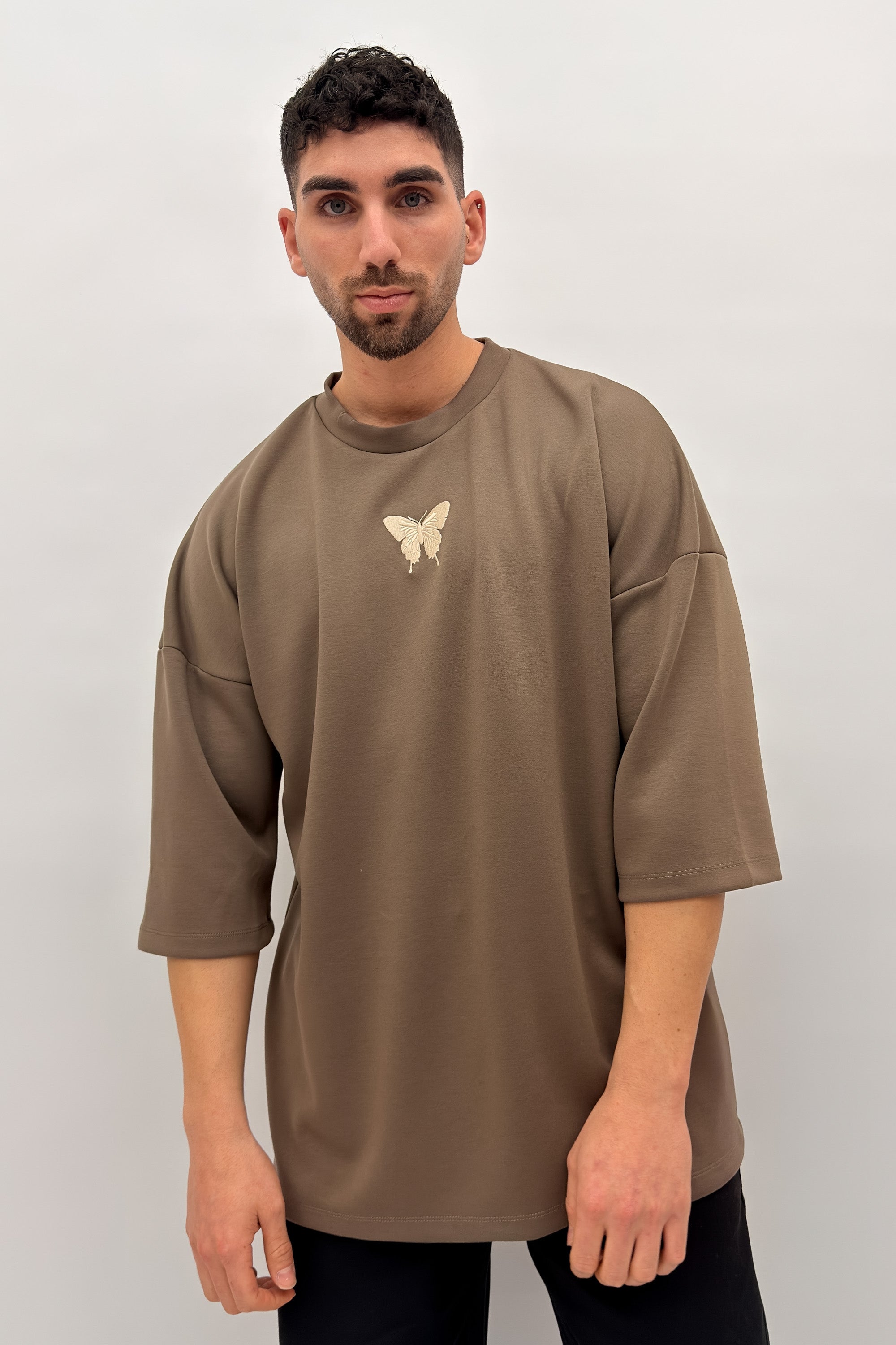 Butterfly Boy oversize + T Brown - Butterfly Sneakers