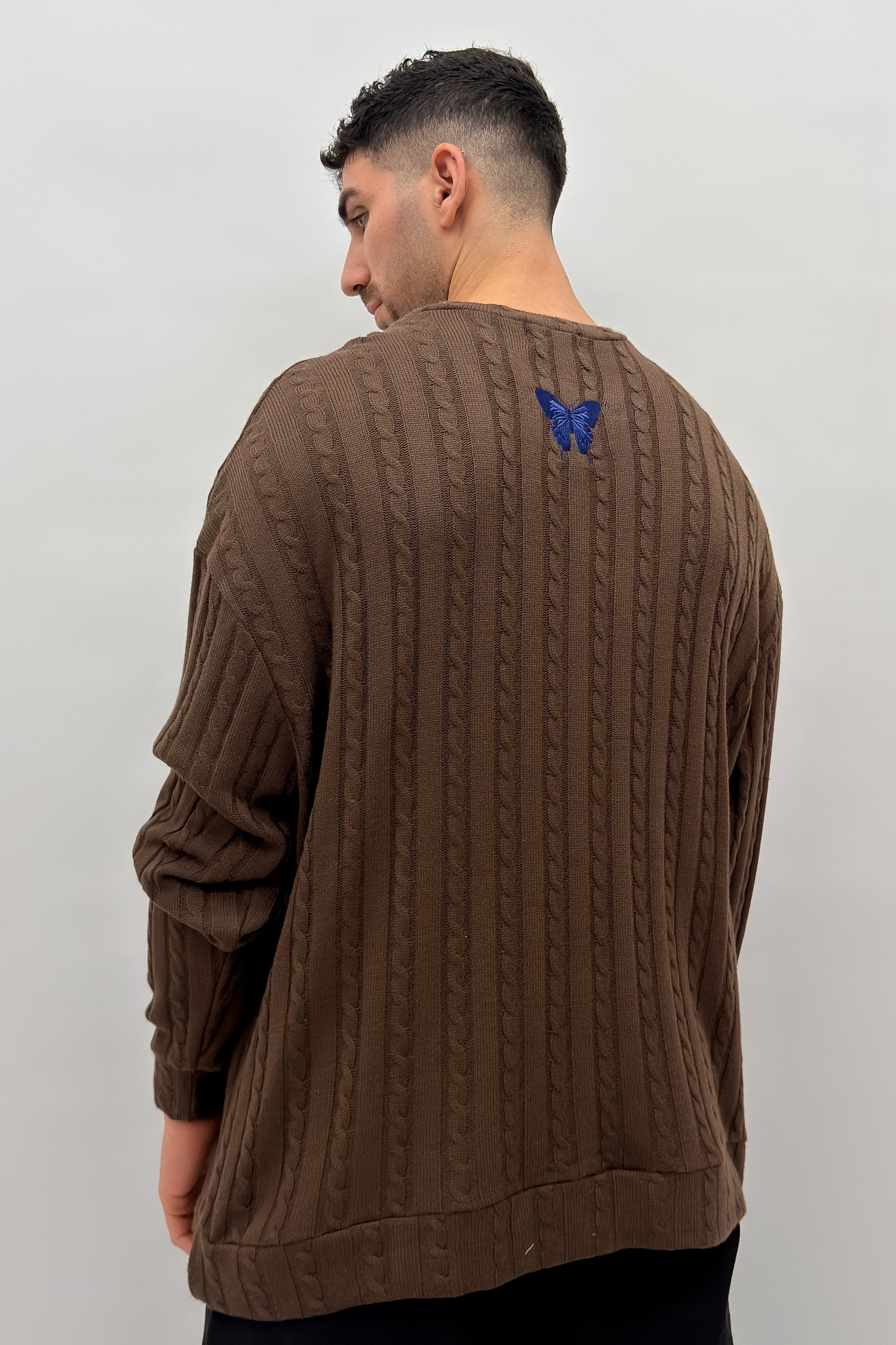 Butterfly Boy Signature Cable Knit סריג - Butterfly Sneakers