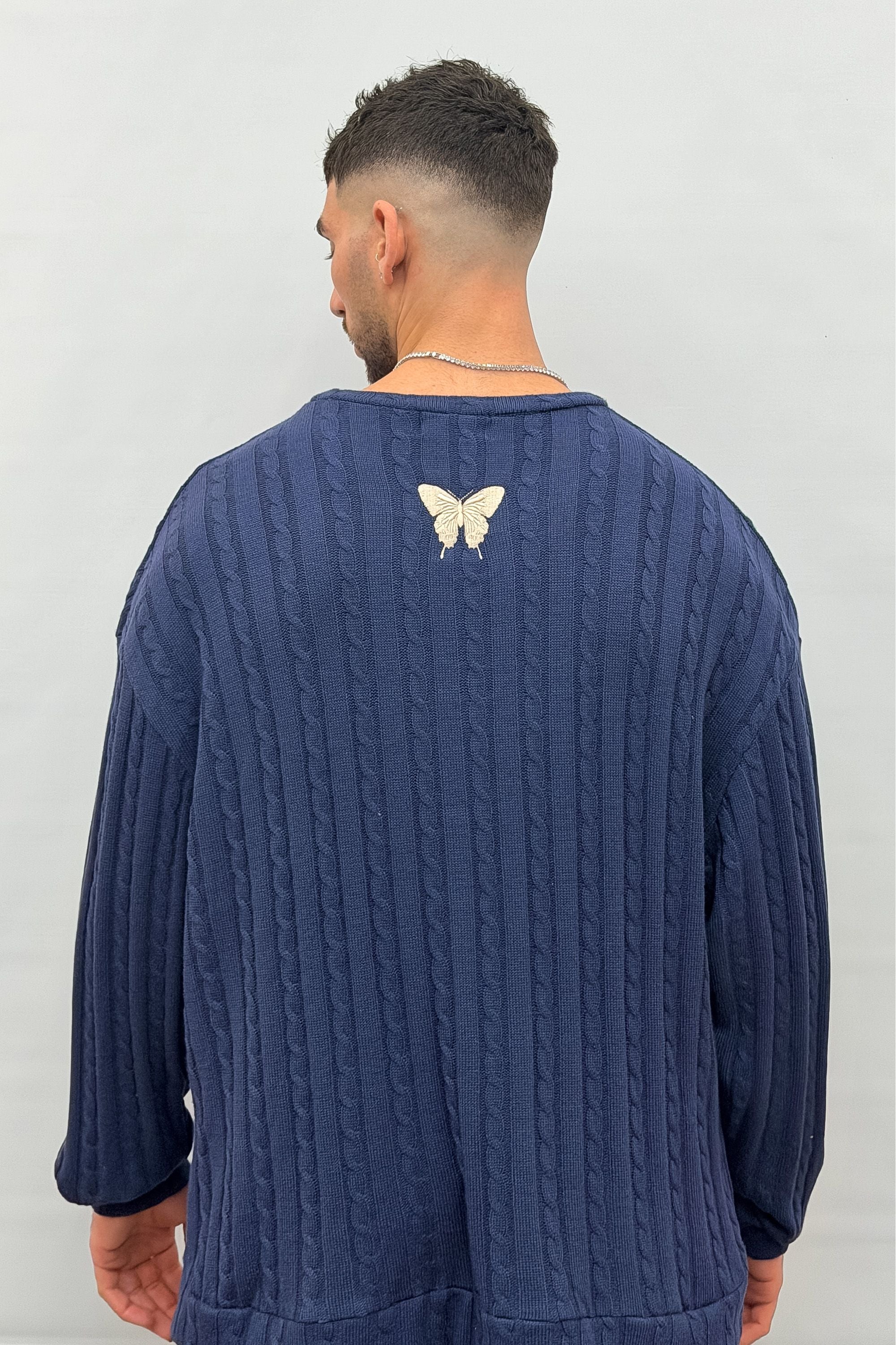 Butterfly Boy Signature Cable Knit סריג - Butterfly Sneakers