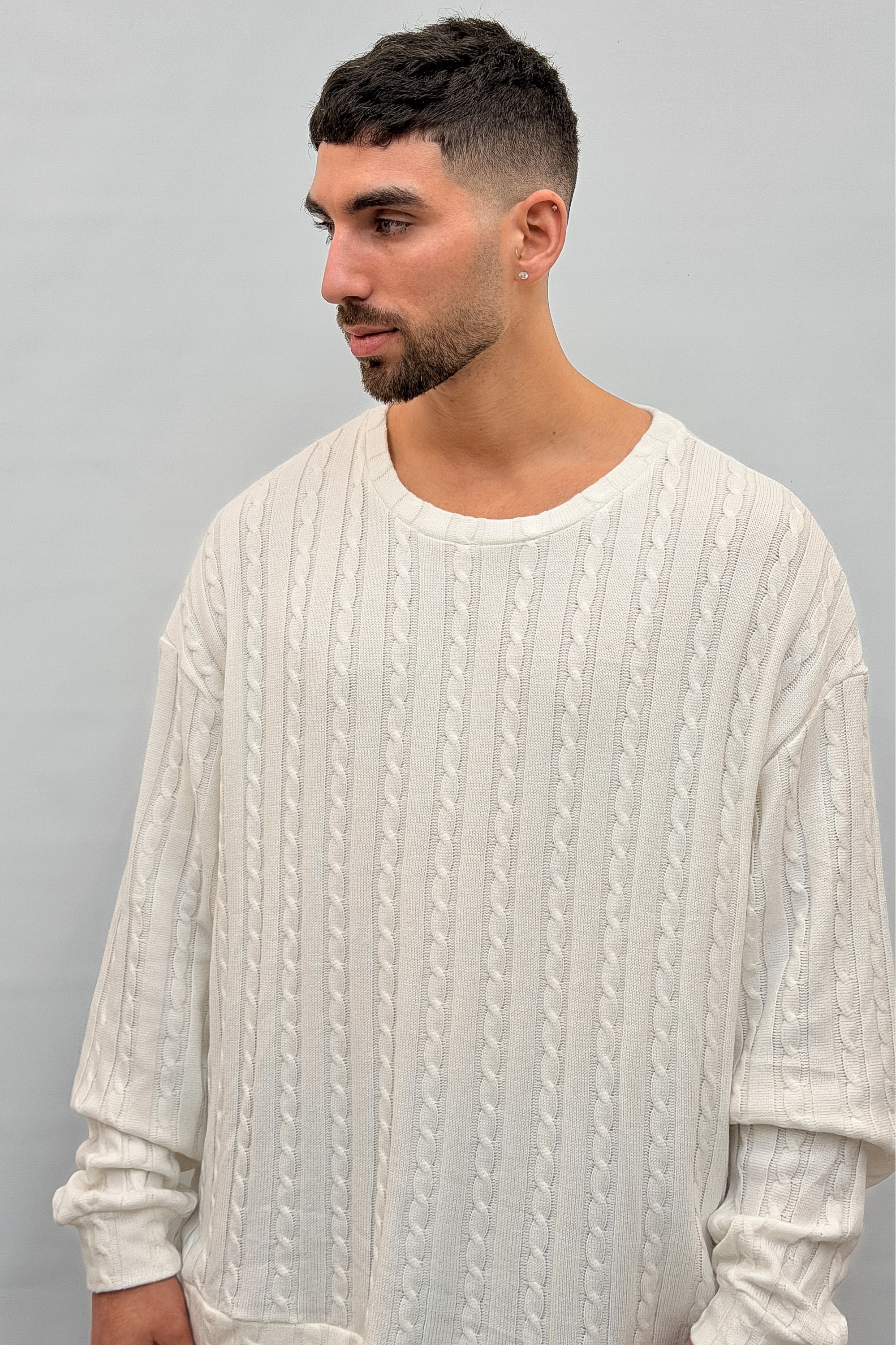 Butterfly Boy Signature Cable Knit סריג - Butterfly Sneakers