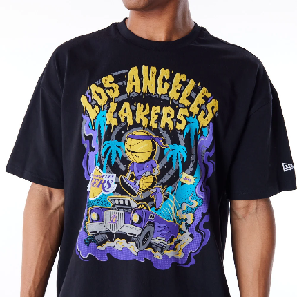 חולצת טי שירט שרוול קצר LAKERS