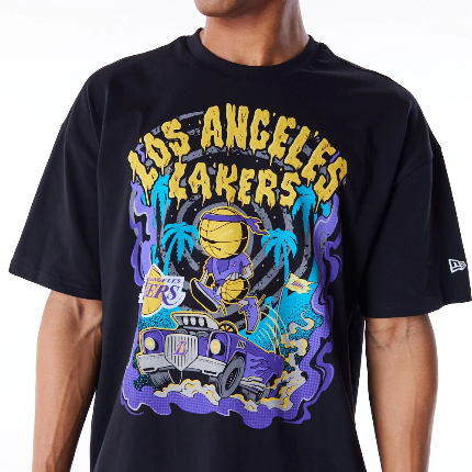 NEW ERA T-SHIRT LOS ANGELES LAKERS