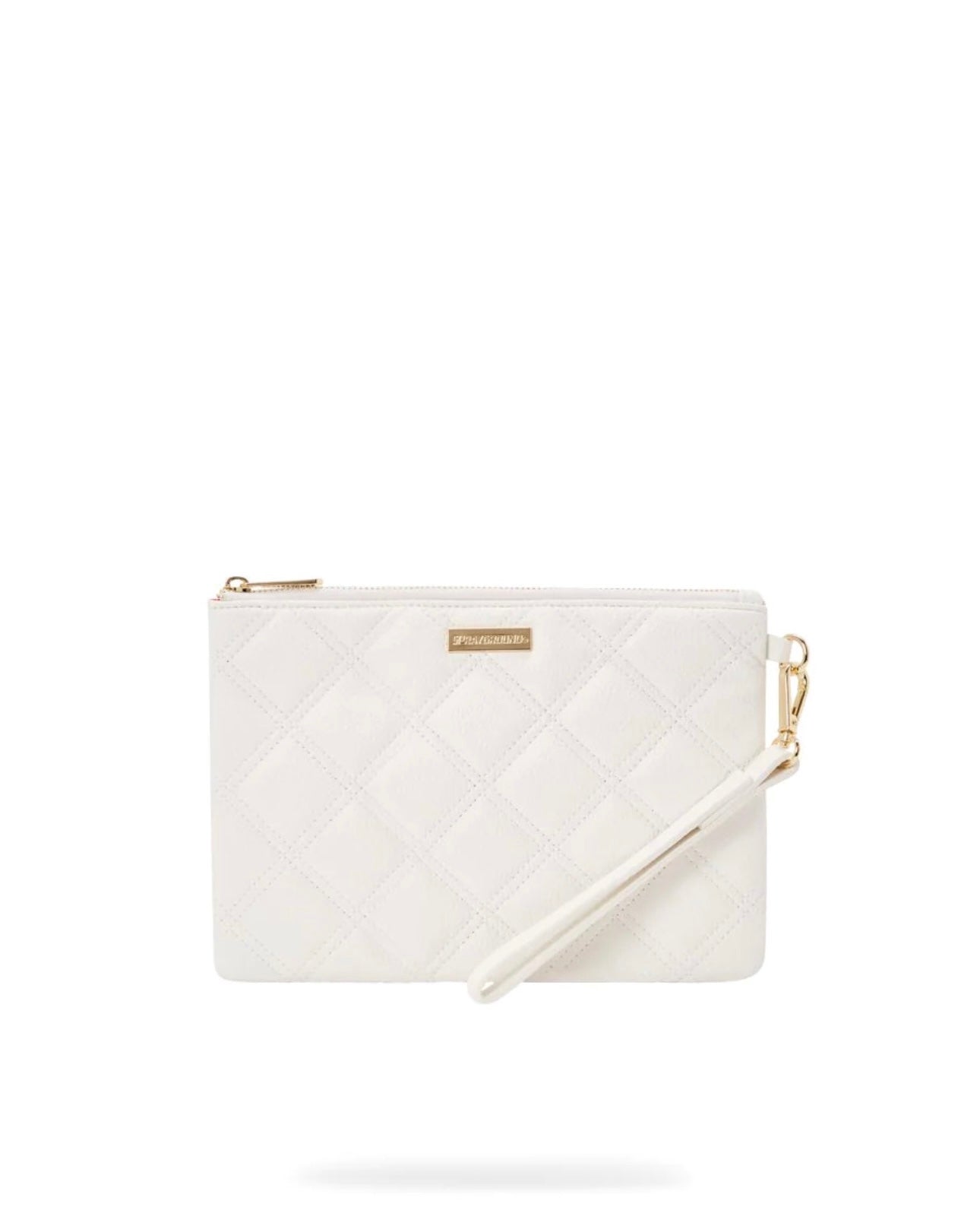 SPRAYGROUND RIVIERA WHITE GOLD CROSS OVER CLUTCH - Butterfly Sneakers