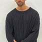 Butterfly Boy Signature Cable Knit -Black
