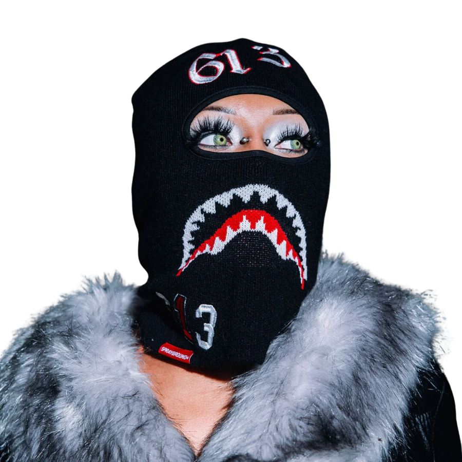 SPRAYGROUND SKI MASK - 613 TYPOGRAPHY