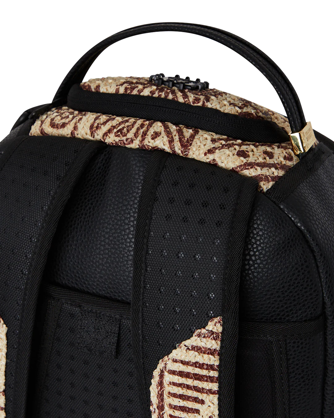 BACKPACK : RAFFIA PALM SHARK