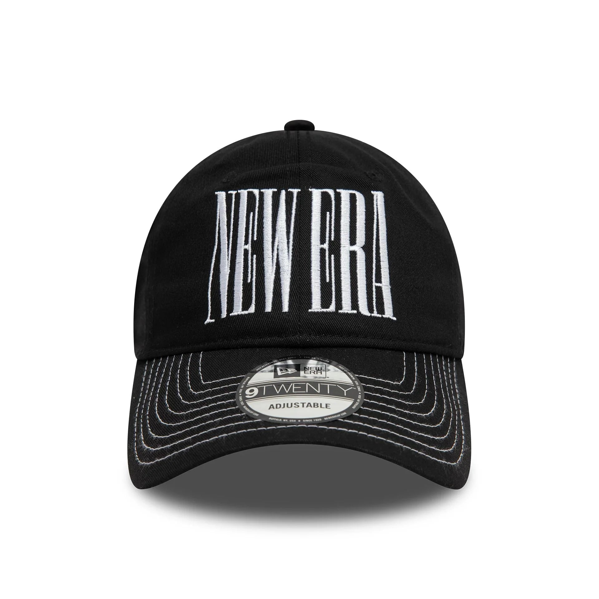 New Era Wordmark Black 9TWENTY Adjustable Cap