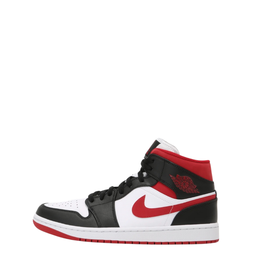 Jordan 1 Mid Gym Red Black White