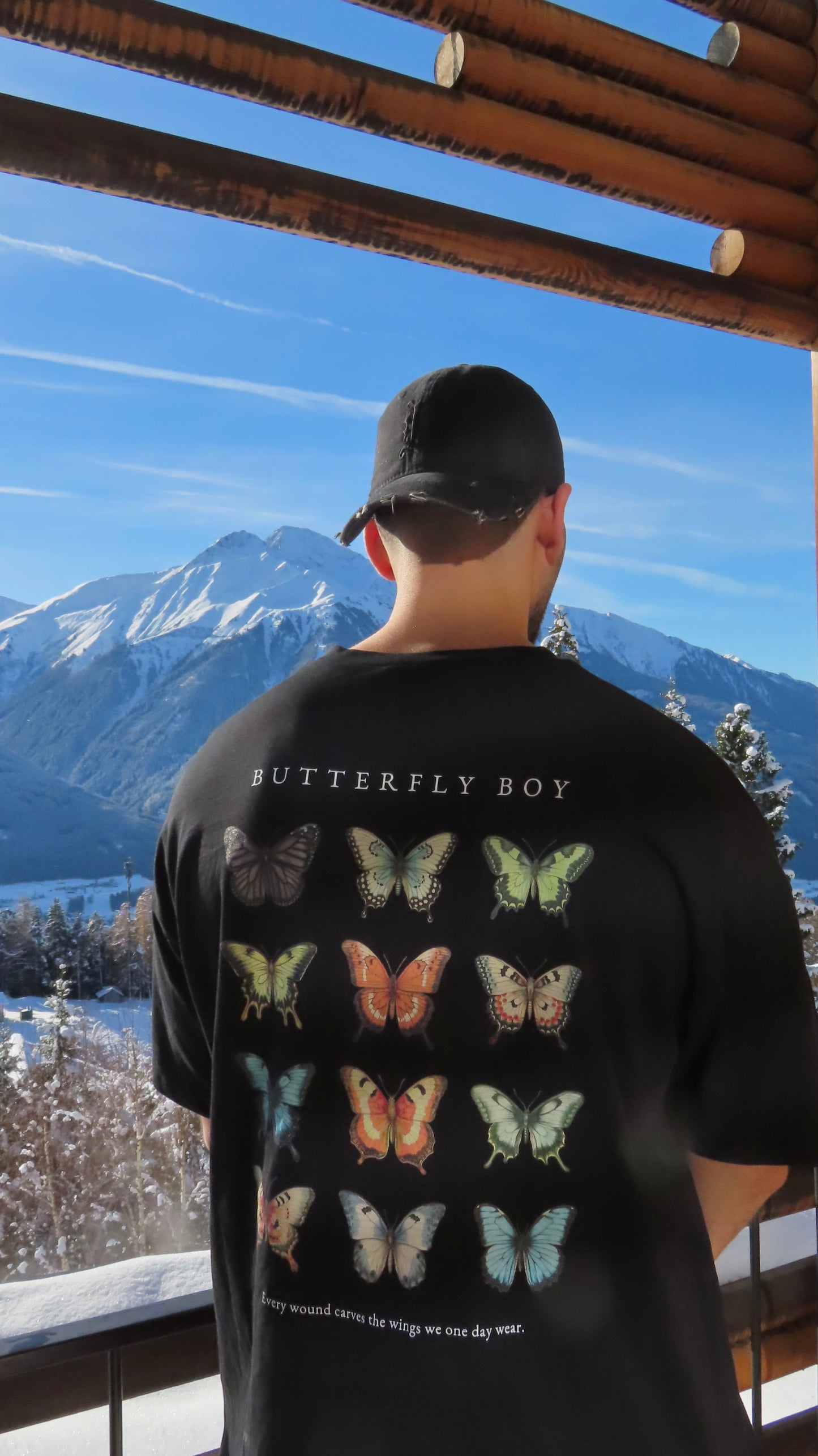 Oversize Alps T - Shirt White