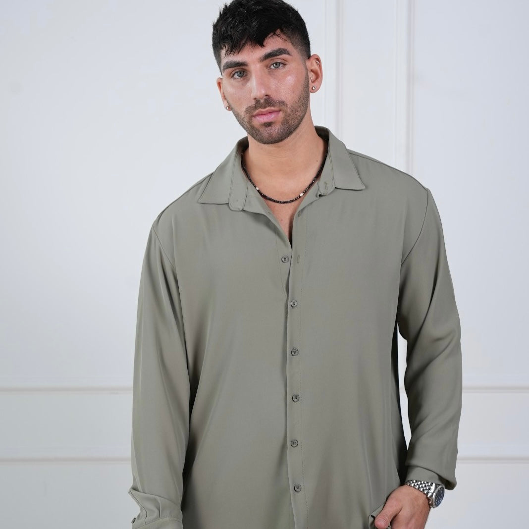 Elegant New York Shirt - Green