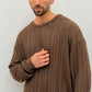 Butterfly Boy Signature Cable Knit - Brown