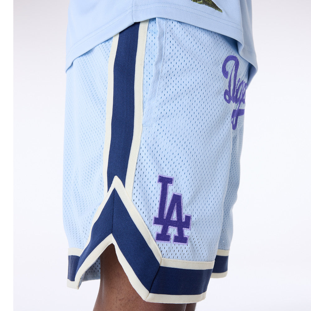 LA Dodgers MLB Floral Pastel Blue Shorts