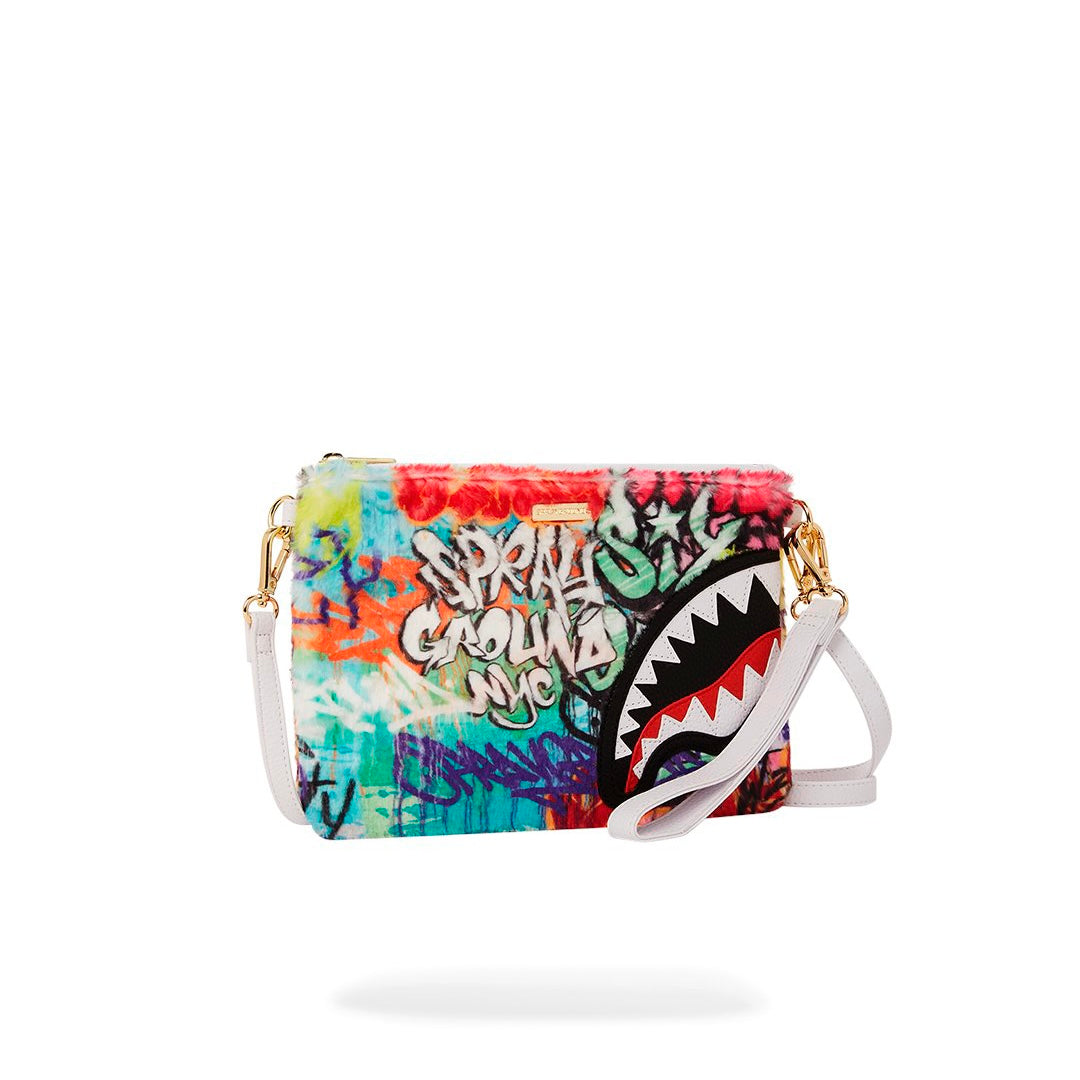 SPRAYGROUND FUR GRAFF CLUTCH