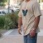 Brown T-shirt - Butterfly Sneakers