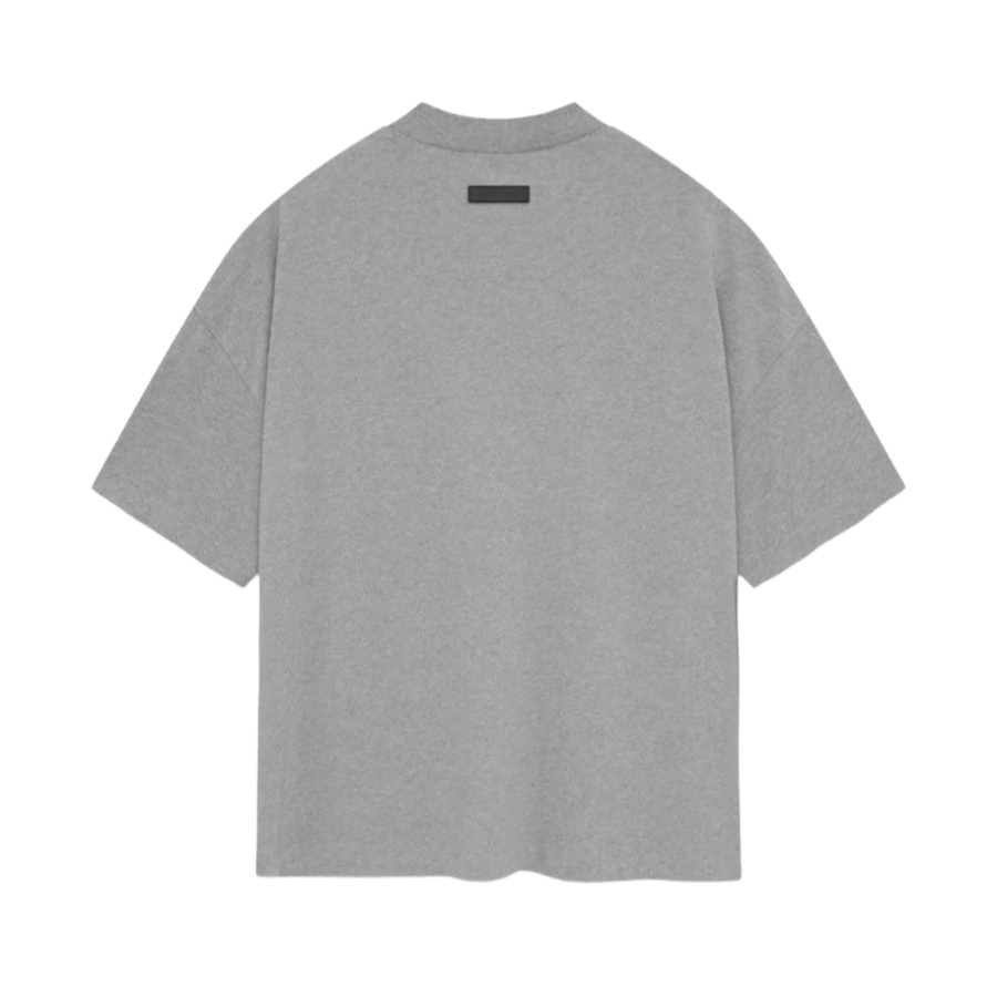 FEAR OF GOD ESSENTIALS Light Heather Grey Cotton-Blend Sweat Shirt