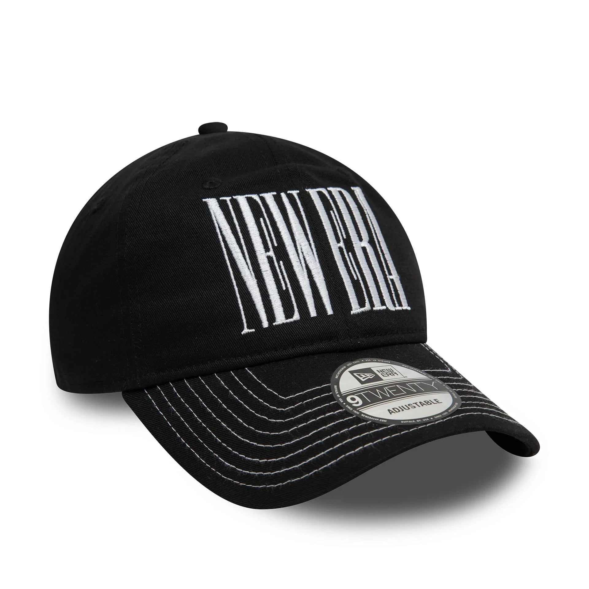 New Era Wordmark Black 9TWENTY Adjustable Cap