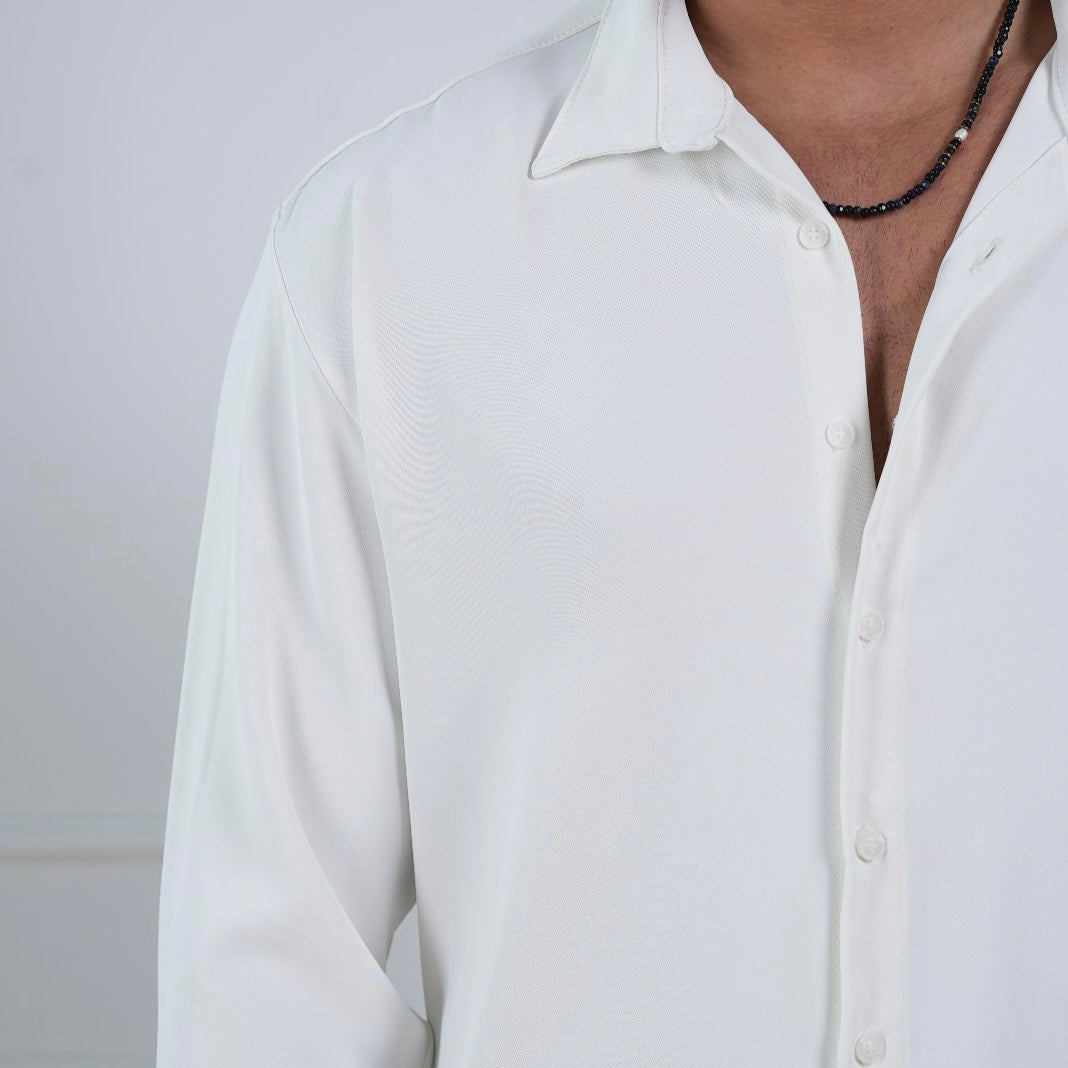 Elegant New York Shirt - White