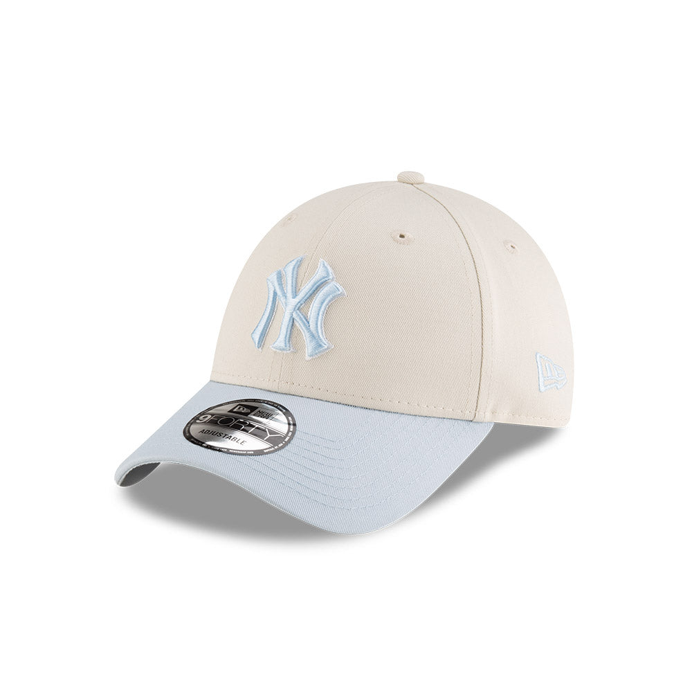 New York Yankees World Series Patch Cream 9FORTY Adjustable Cap