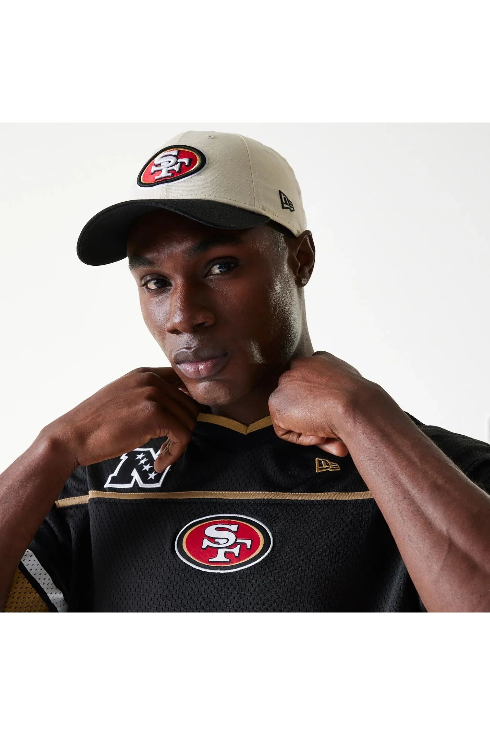 MESH NFL SAF49E BLK חולצת טי שירט שרוול קצר - Butterfly Sneakers