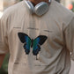 Brown T-shirt - Butterfly Sneakers