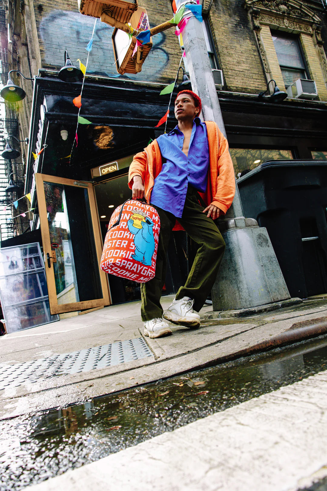 COOKIE MONSTER & SPRAYGROUND ALL OVER PRINT: BACKPACK