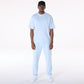 Pastel Blue OS חולצת טי שרט שרוול קצר