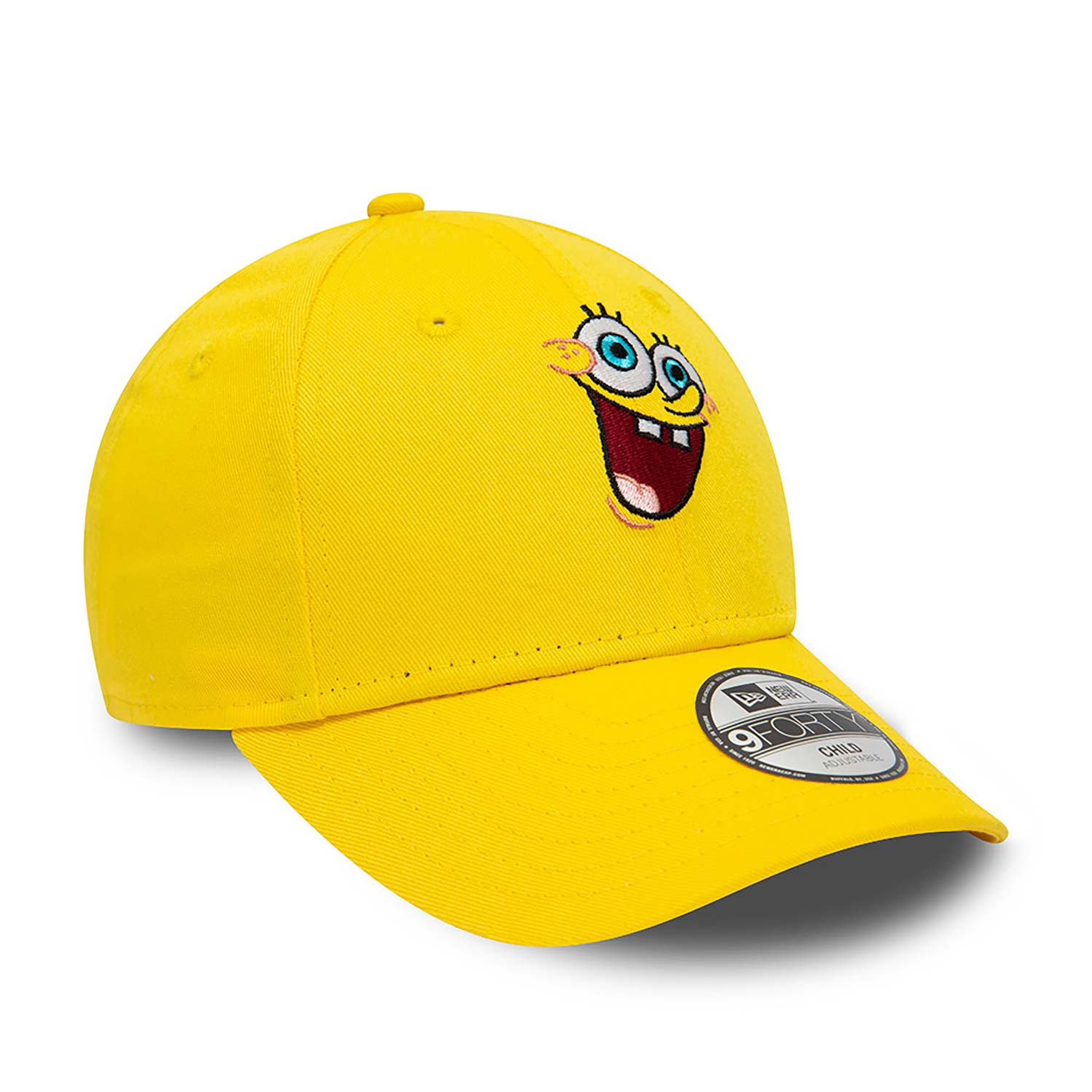 NEW ERA Spongebob Squarepants Youth Nickelodeon Yellow 9FORTY Adjustable Cap