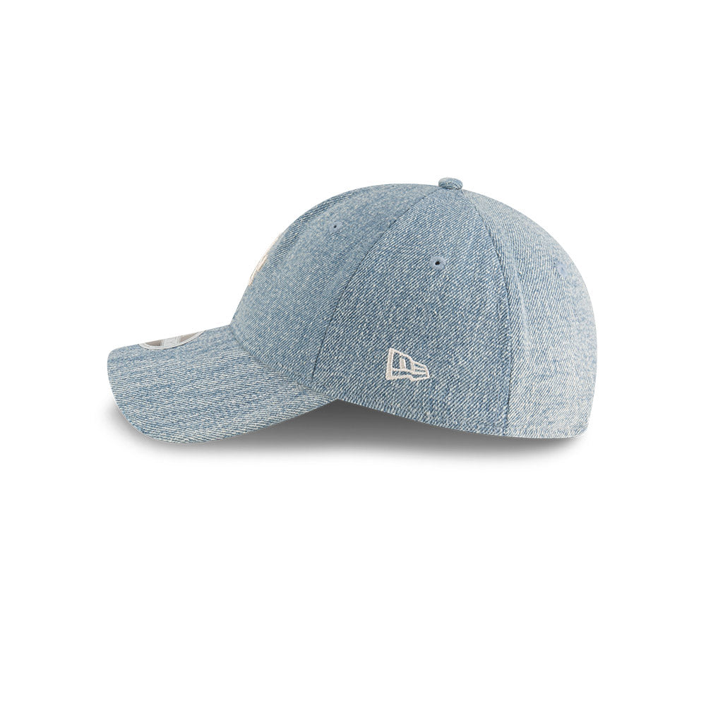 LA Dodgers Womens Acid Denim Pastel Blue 9TWENTY Adjustable Cap