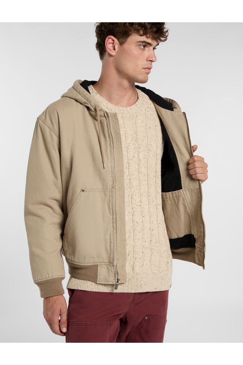 HILHAM HOODED CANVAS JACKET - Butterfly Sneakers