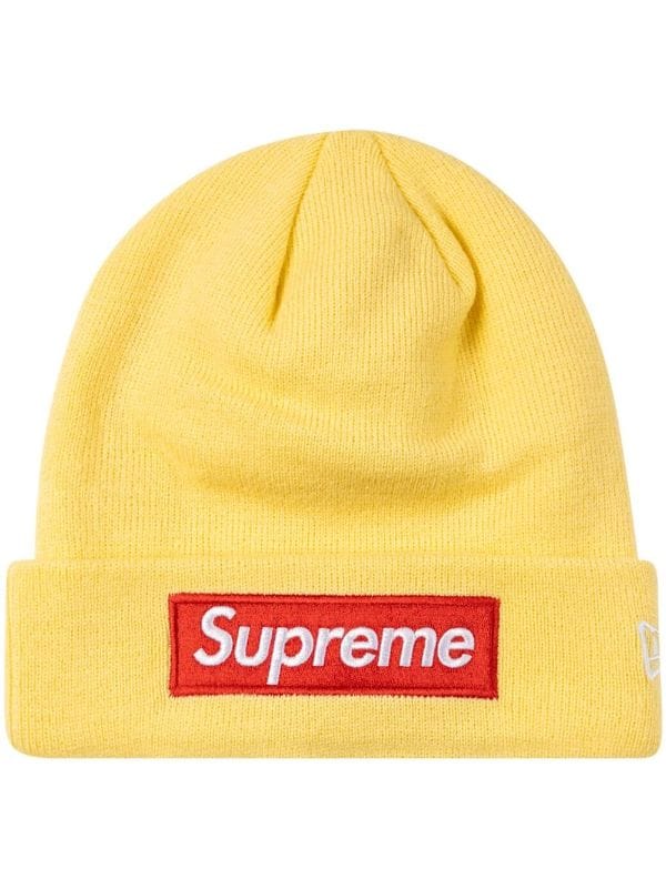 Supreme logo beanie