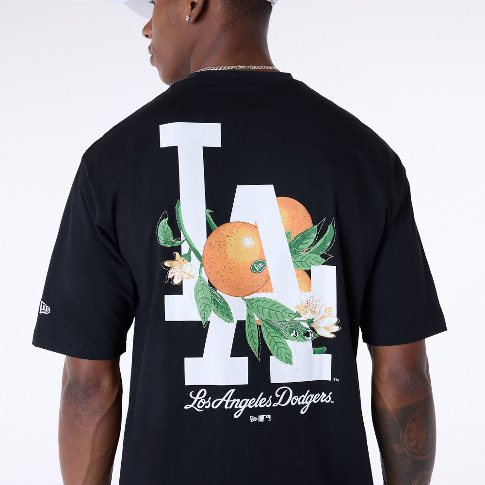 LA Dodgers MLB Fruit Black T-Shirt