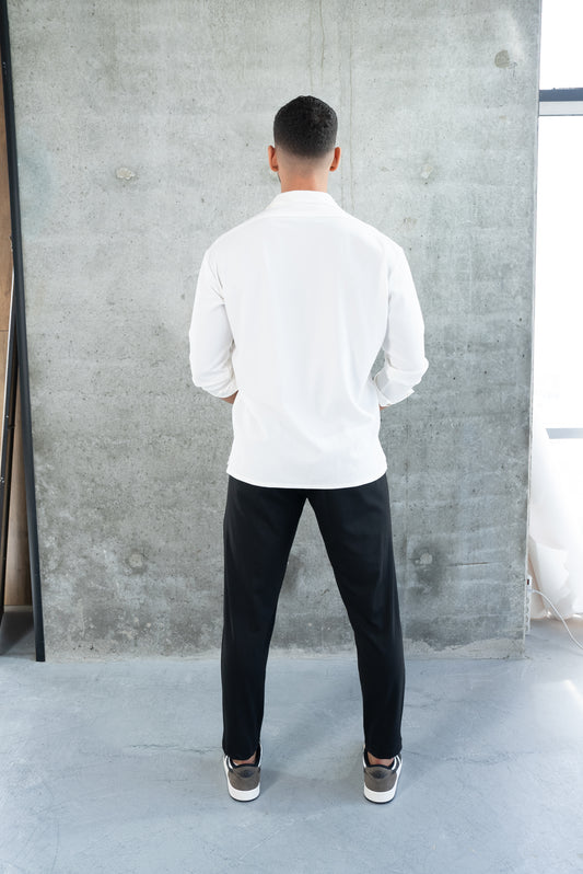 מכנס מחוייט שחור פתיחה צרה