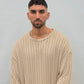 Butterfly Boy Signature Cable Knit
 - Cream