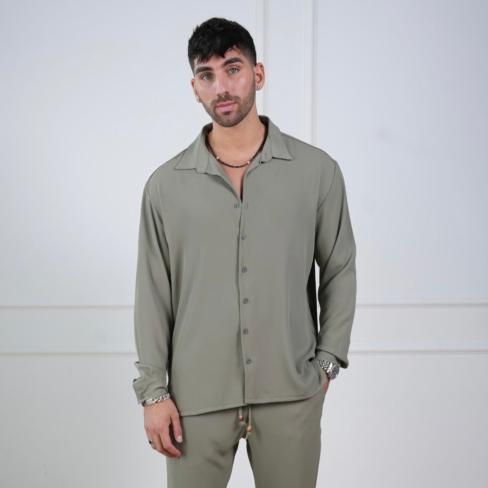 Elegant New York Shirt - Green