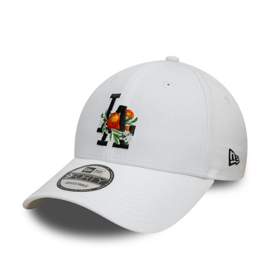 LA Dodgers Fruit Icon White 9FORTY Adjustable Cap