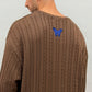 Butterfly Boy Signature Cable Knit - Brown