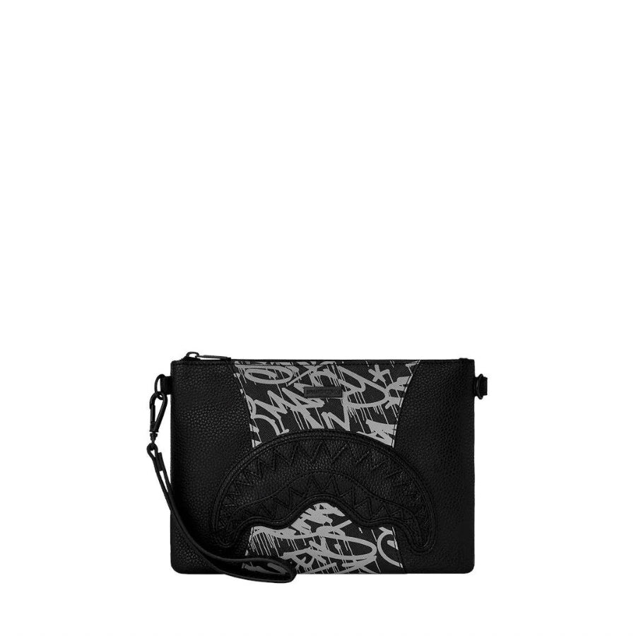 SPRAYGROUND MIDNIGHT RACEWAY GRAFFITI CLUTCH