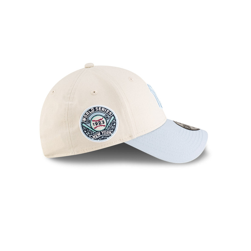 New York Yankees World Series Patch Cream 9FORTY Adjustable Cap