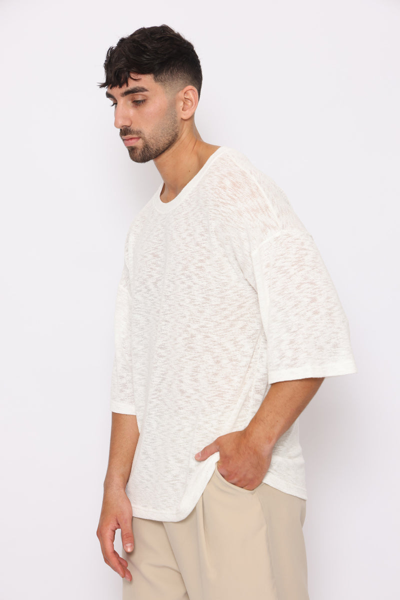 חולצת פשתן אוברסייז Porto