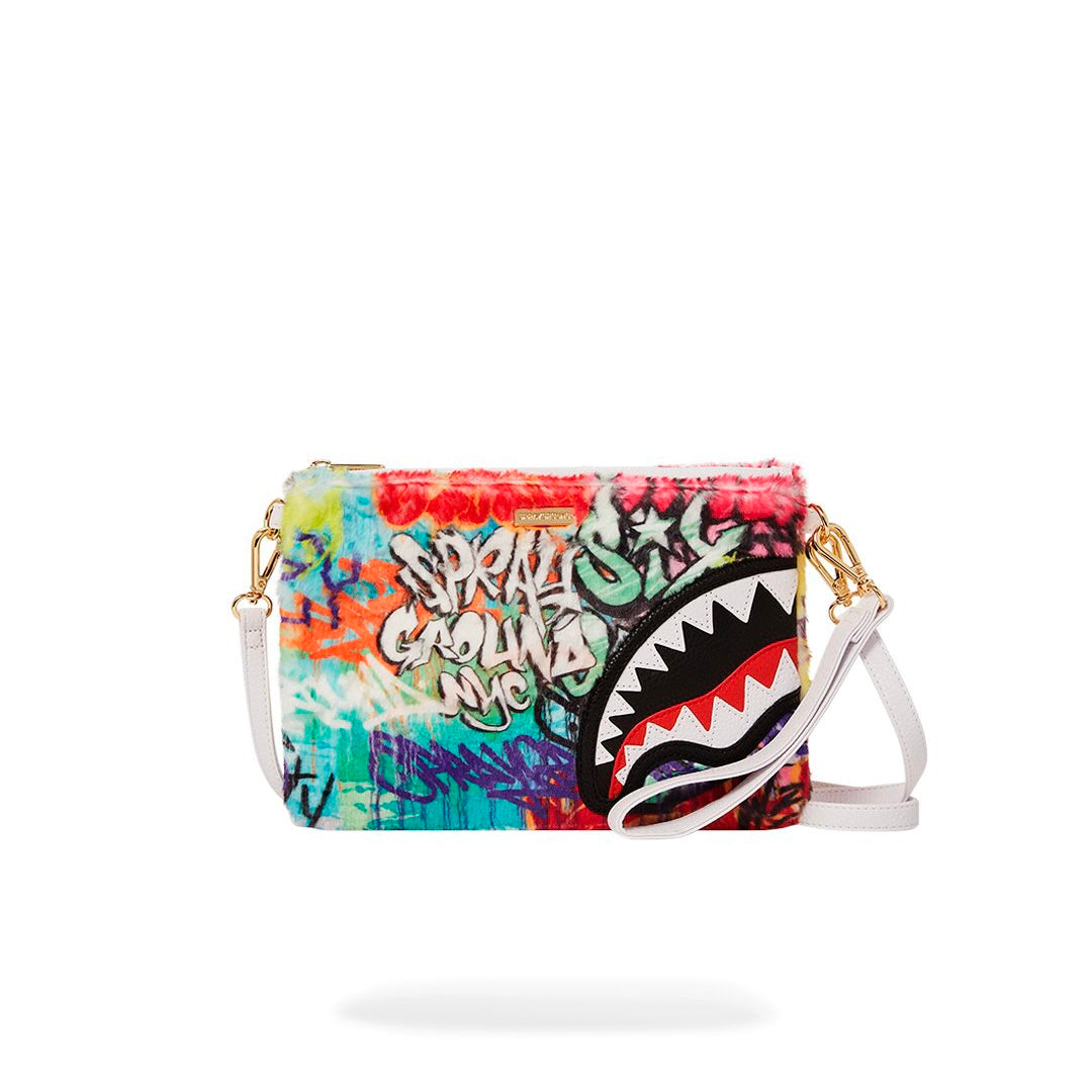 SPRAYGROUND FUR GRAFF CLUTCH