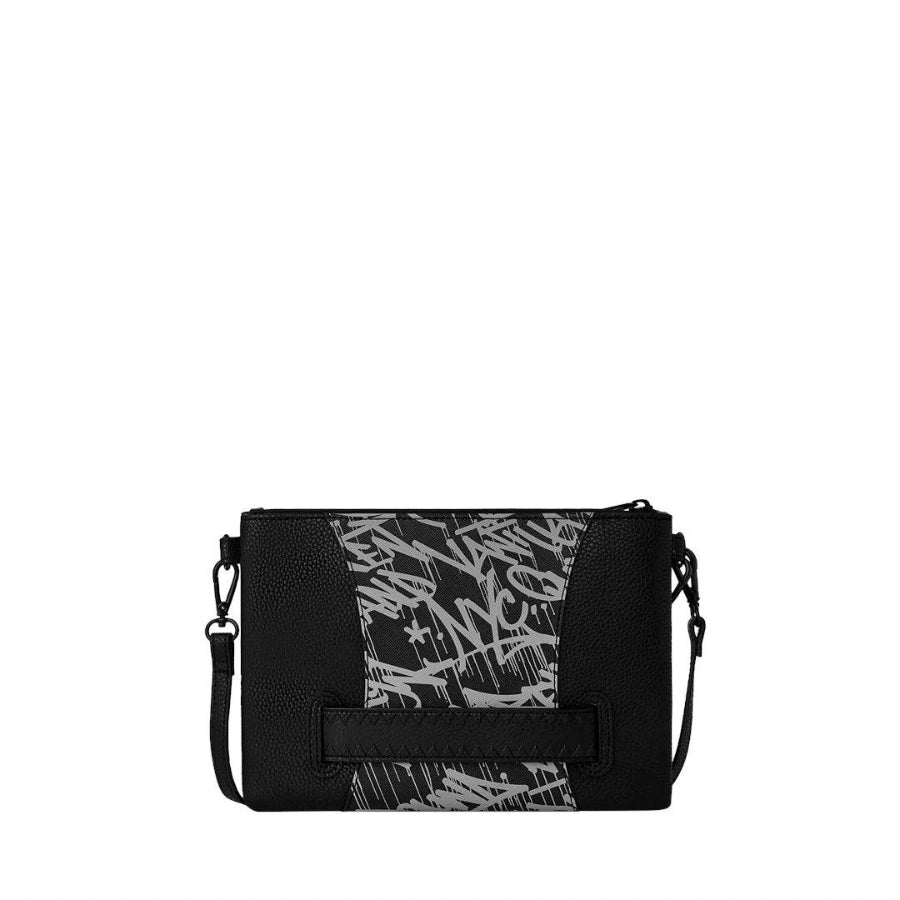 SPRAYGROUND MIDNIGHT RACEWAY GRAFFITI CLUTCH