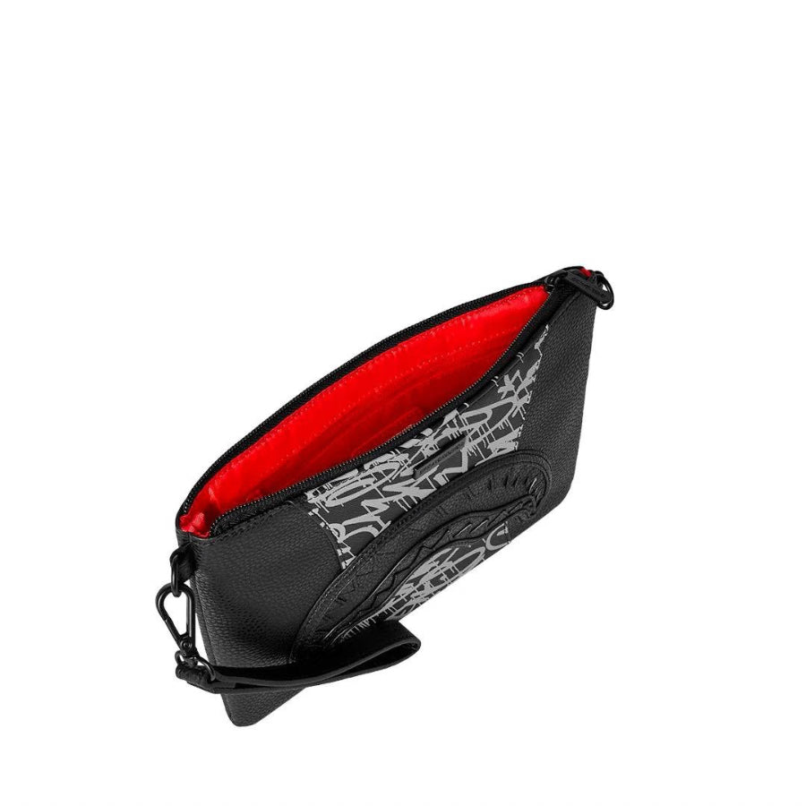 SPRAYGROUND MIDNIGHT RACEWAY GRAFFITI CLUTCH