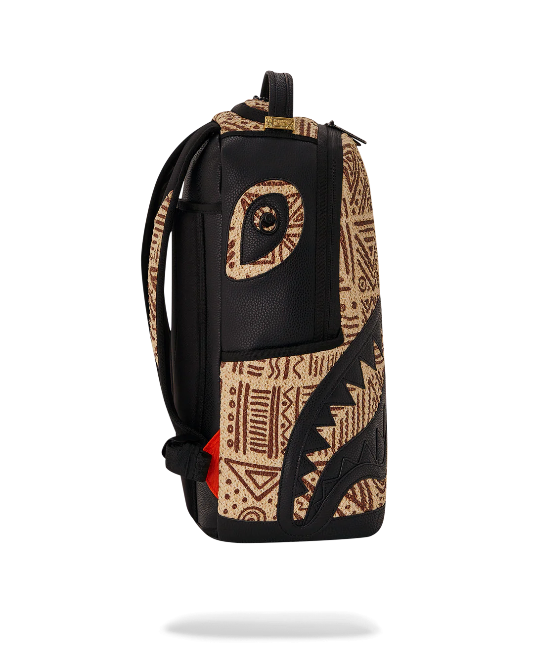 BACKPACK : RAFFIA PALM SHARK