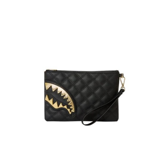 SPRAYGROUND BLACK MAMBA QUILTED CROSS OVER CLUTCH