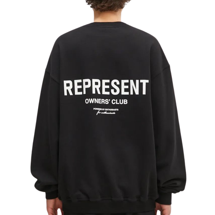 REPRESENT OWNERS SWEATER - BLACK