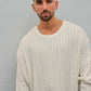 Butterfly Boy Signature Cable Knit
 - White