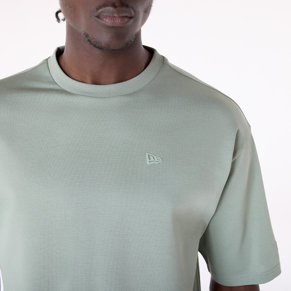 New Era Sticker Pastel Green Oversized T-Shirt